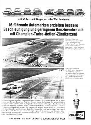 Champion-Werbung 1969